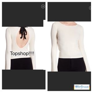 Host Pick!TOPSHOP tie back cropped top!